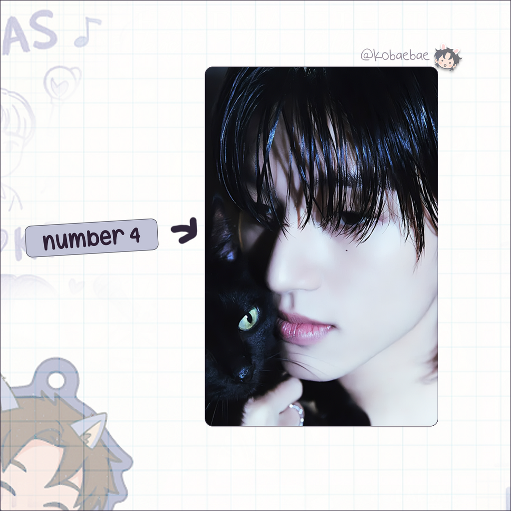 Atz - G.Q. Handmade photocards kpop inspired - Woo bias set