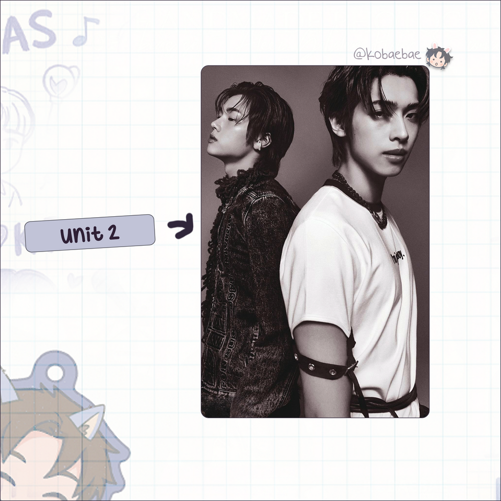 XHR - HB Handmade photocards kpop inspired - Bias set