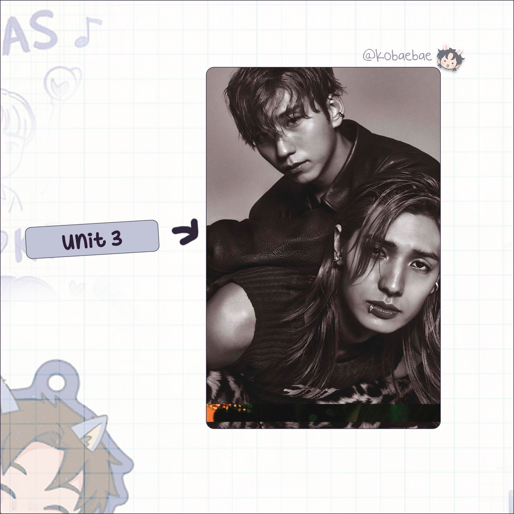 XHR - HB Handmade photocards kpop inspired - Bias set