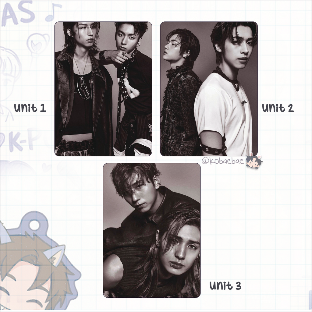 XHR - HB Handmade photocards kpop inspired - Bias set