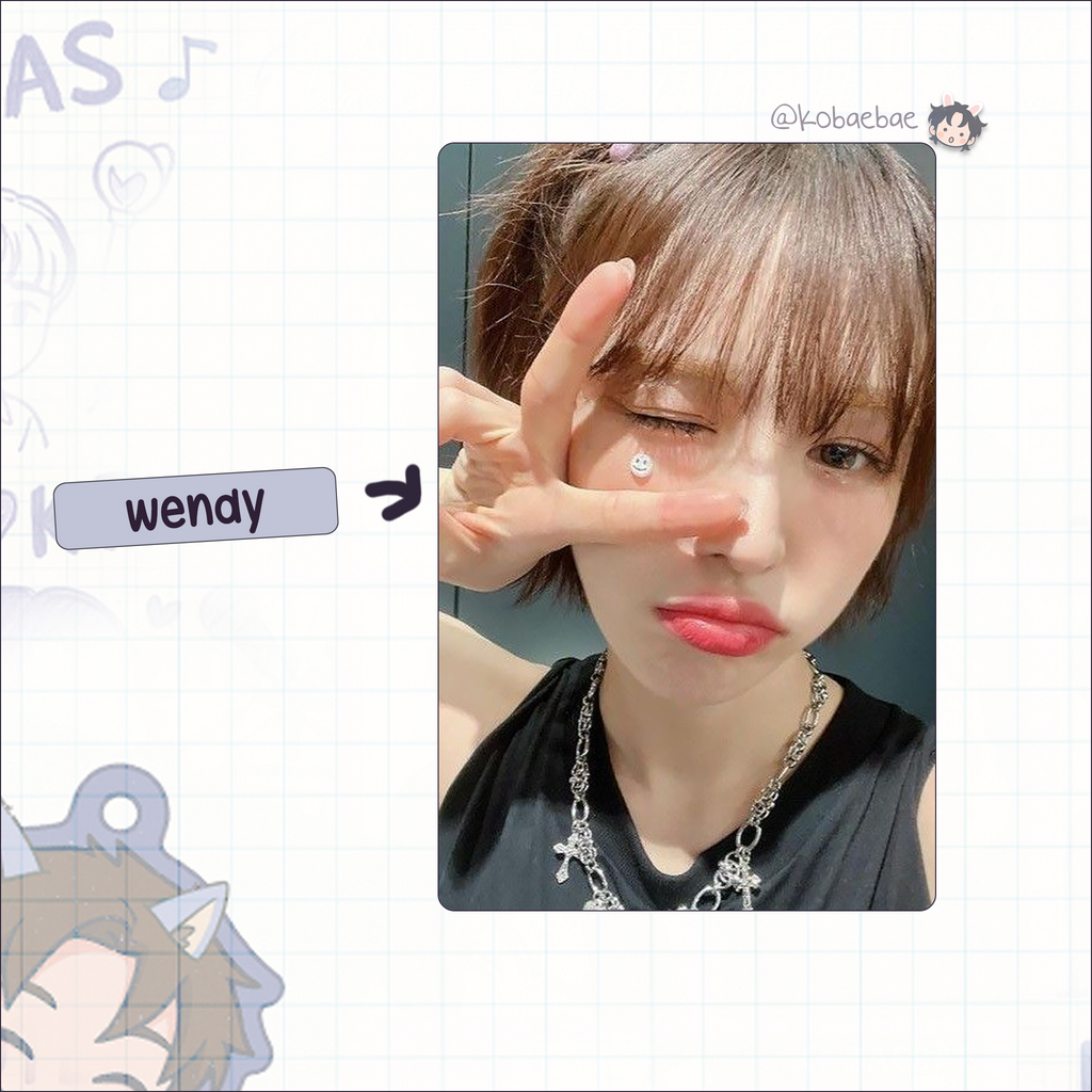 Red Velvet - Handmade photocards kpop inspired - Bias set ot5 pack