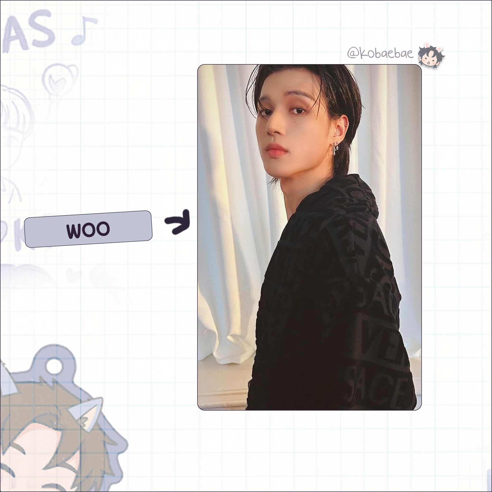 Atz - Self Style Handmade photocards kpop inspired - Bias set 3