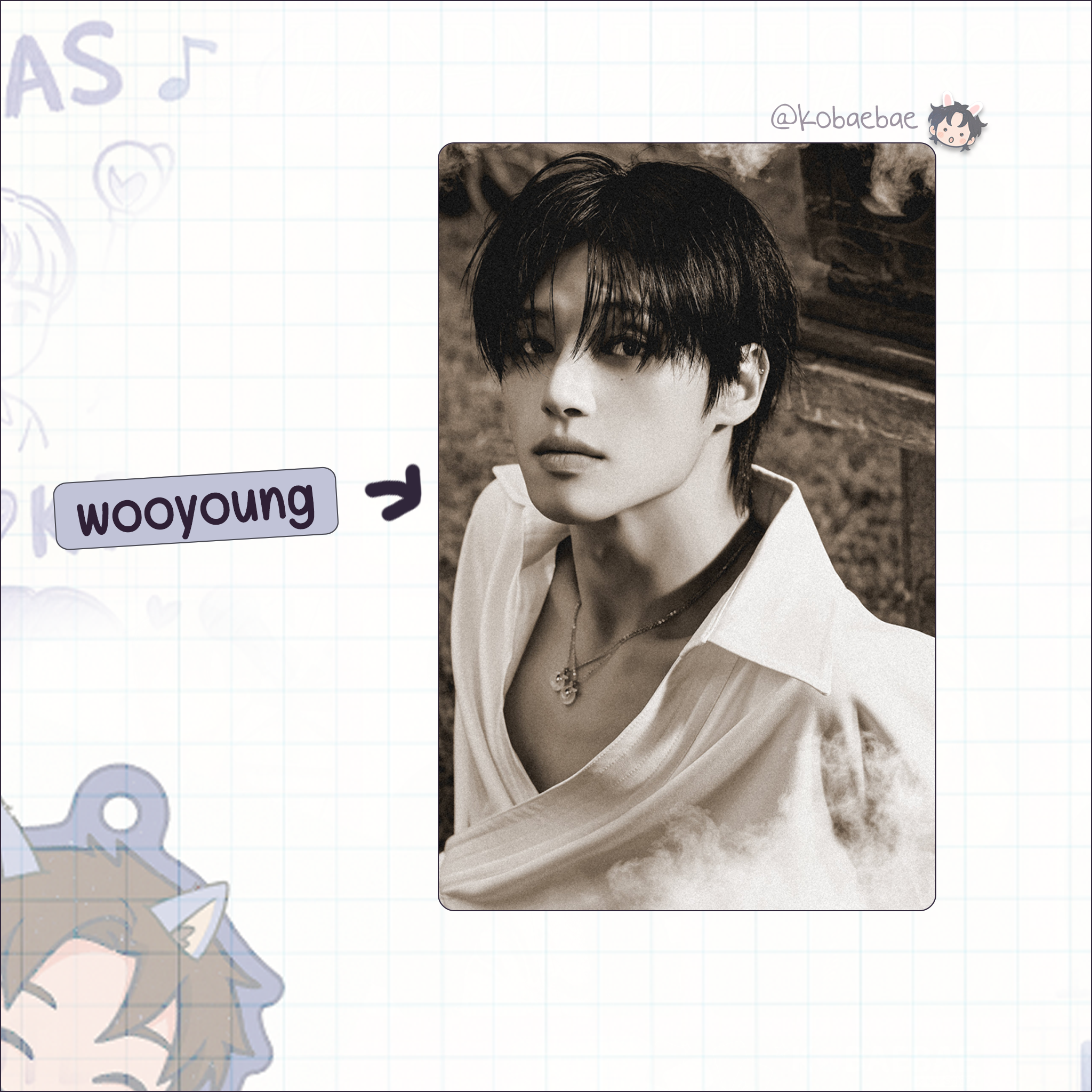 Ateez (Atz) - Golden H. 4 -  Handmade photocards kpop inspired - Bias set 1