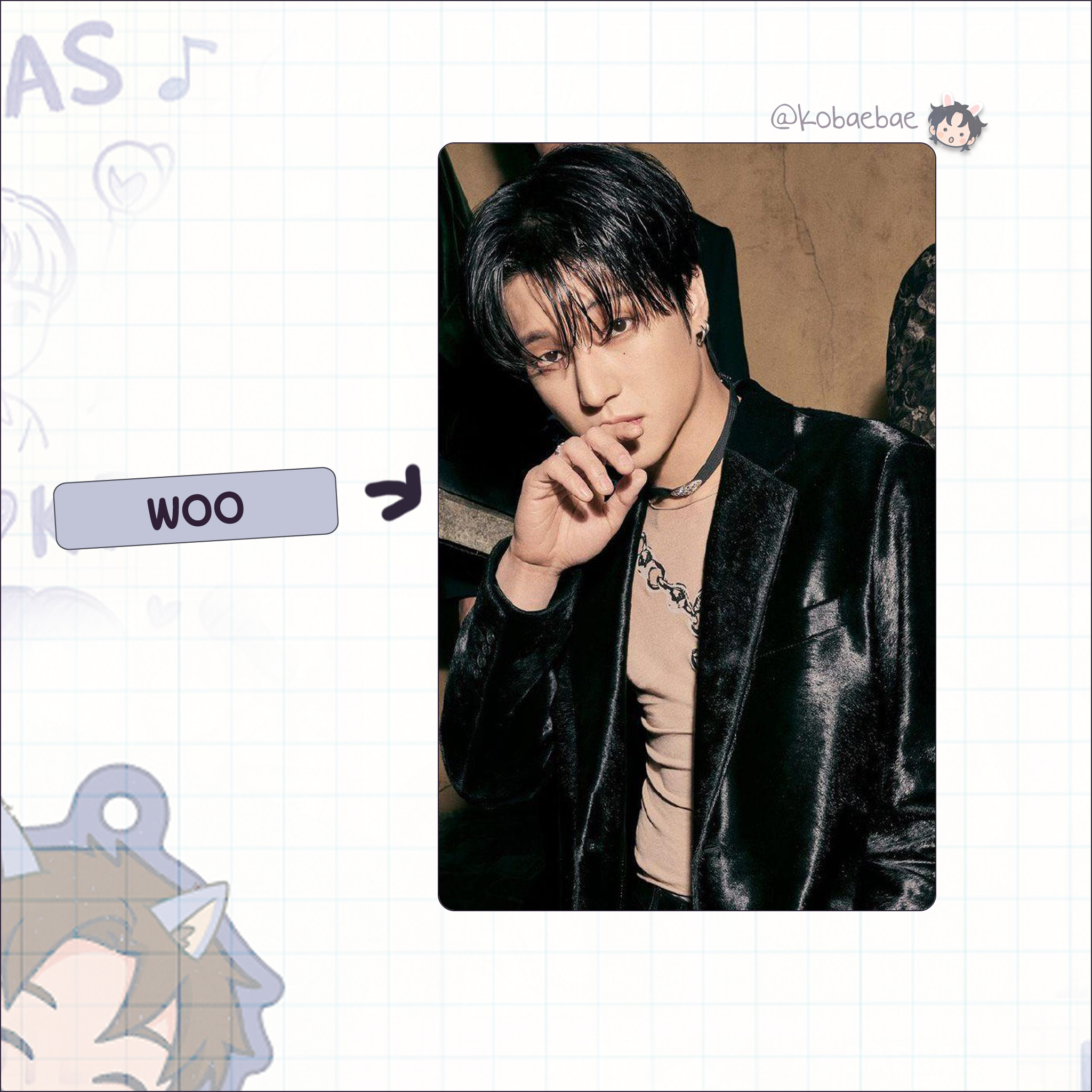 Atz - GQ Handmade photocards kpop inspired - Bias set