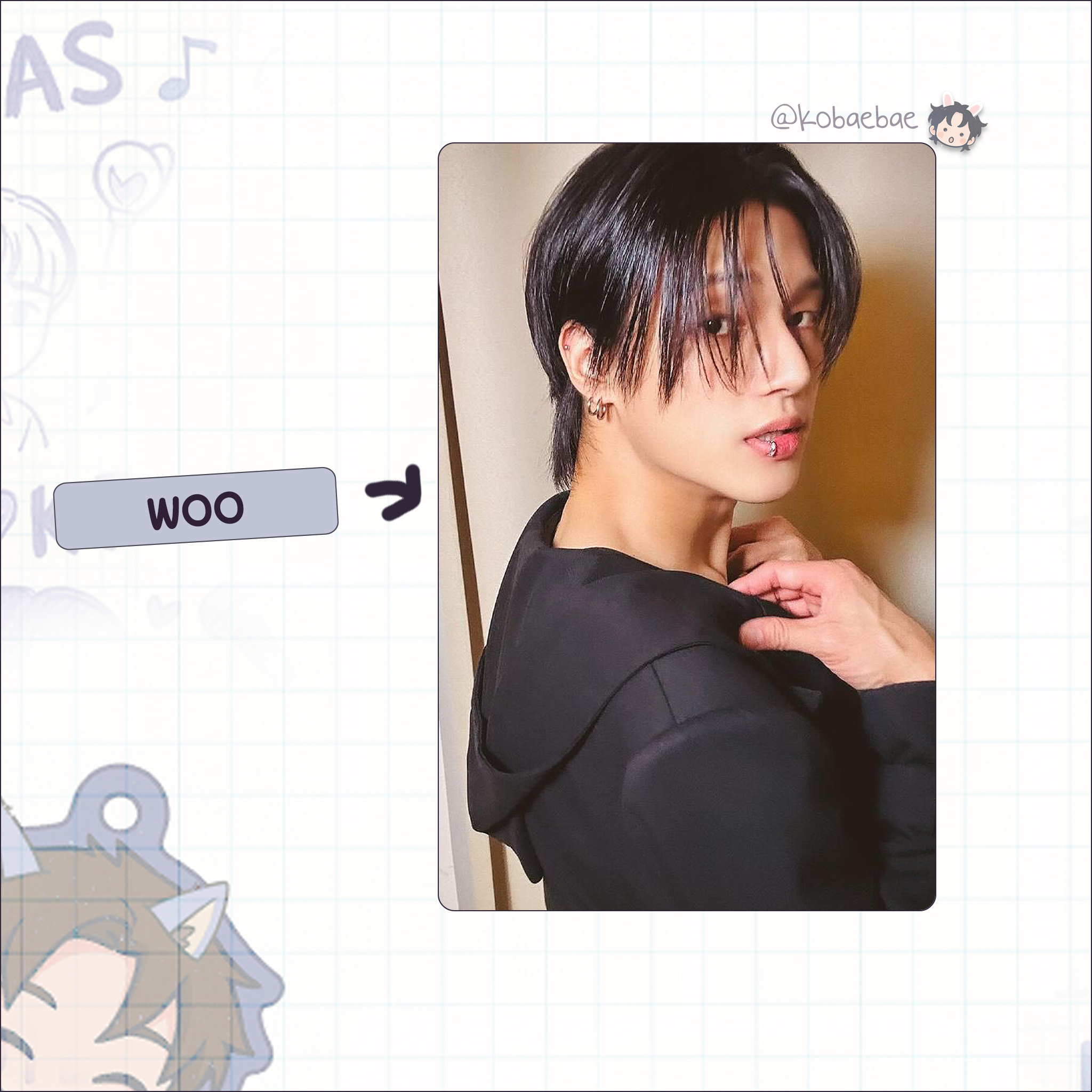 Atz - Self Style Handmade photocards kpop inspired - Bias set 2