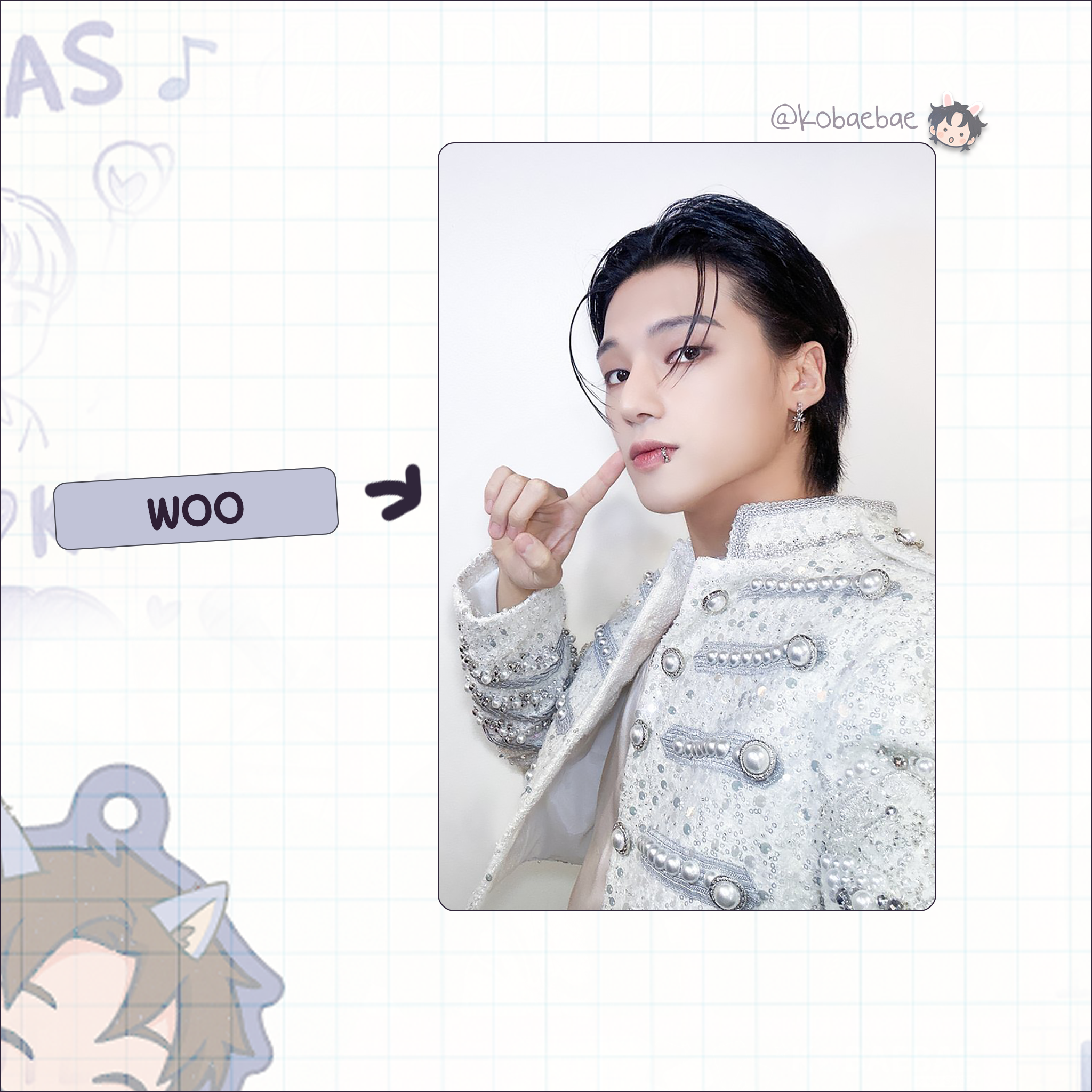 Atz - Bloggy handmade photocards kpop inspired - Bias set 3