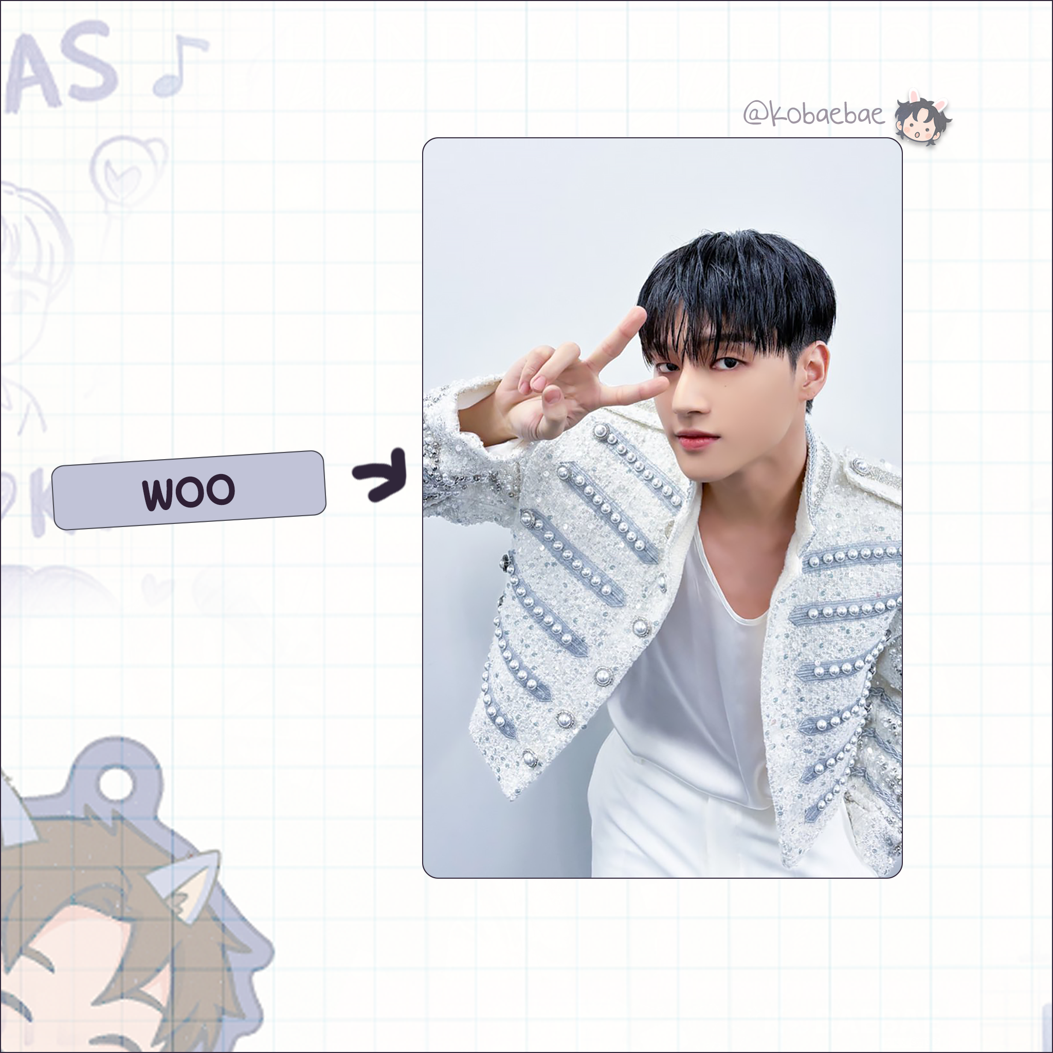 Atz - Bloggy handmade photocards kpop inspired - Bias set 1