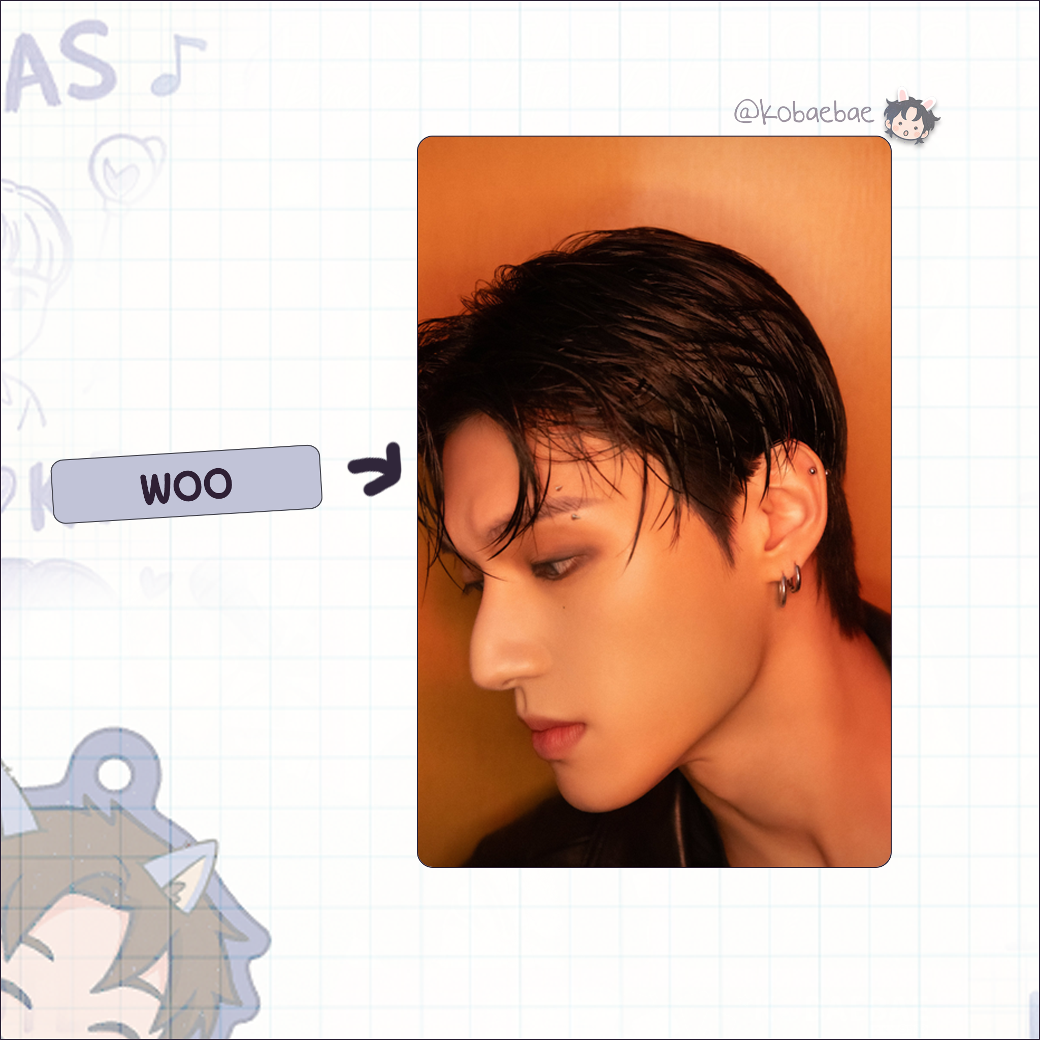 Atz - In your fantasy -  Handmade photocards kpop inspired - Bias set 2