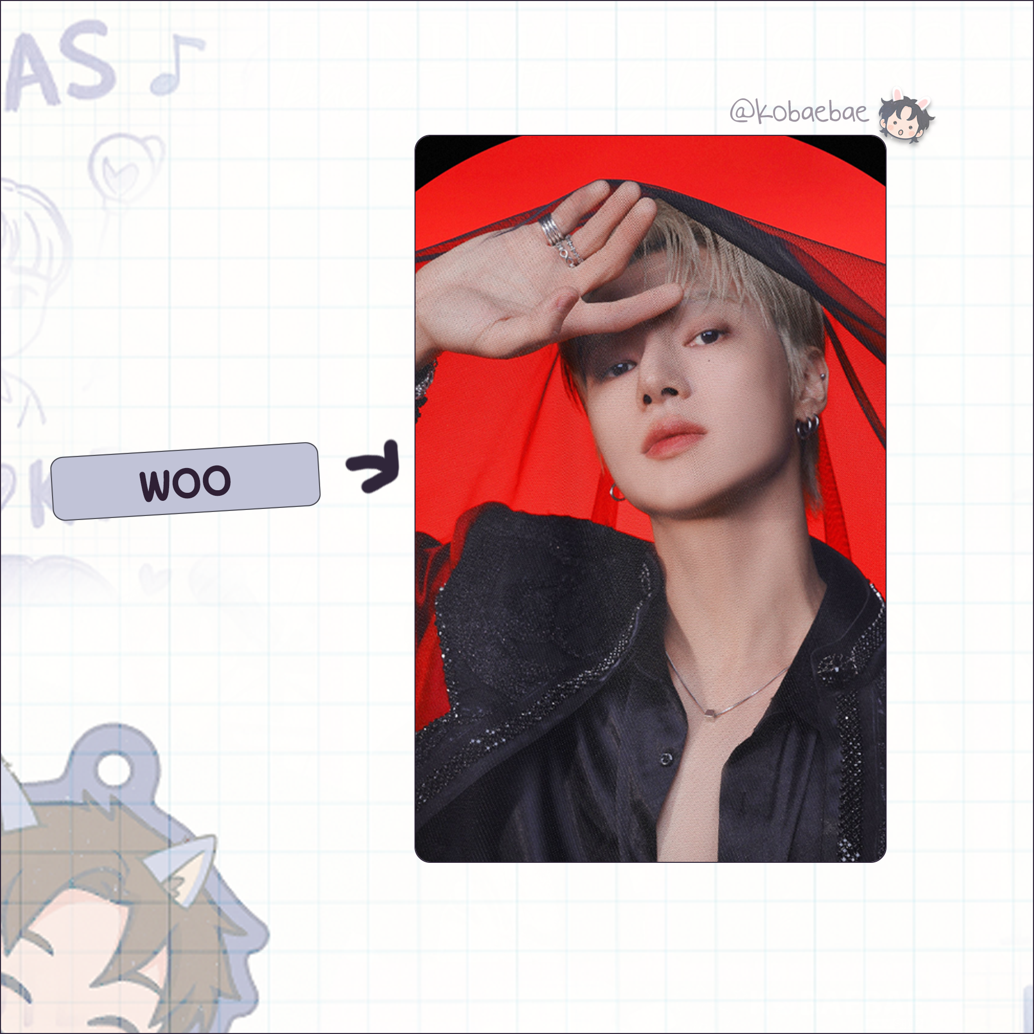 Atz - In your fantasy -  Handmade photocards kpop inspired - Bias set