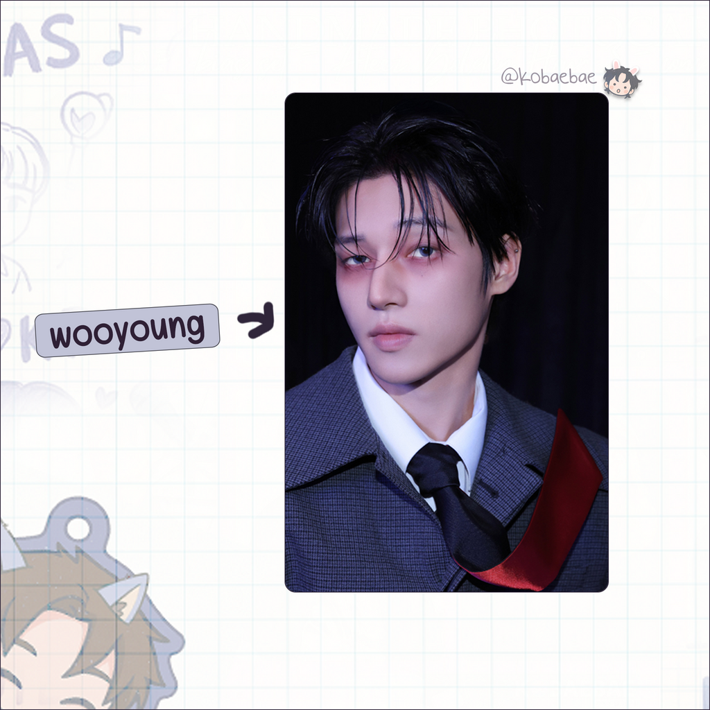 Ateez - G.H. 5 handmade photocards kpop inspired - set 1