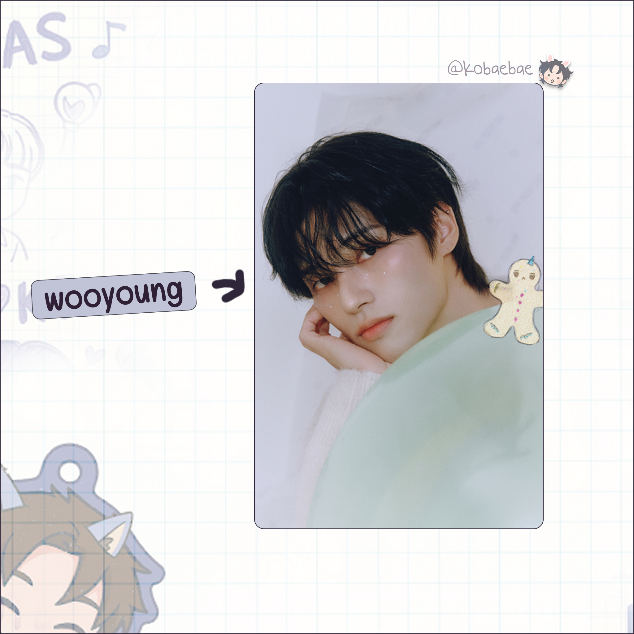 Ateez - Party Shop handmade photocards kpop inspired - bias set