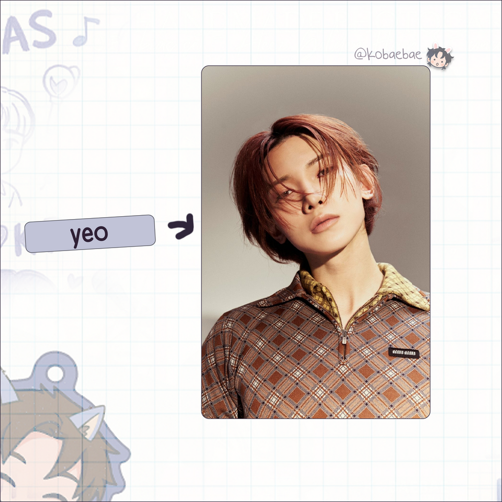 Atz - Ny.Lon Handmade photocards kpop inspired - Bias set