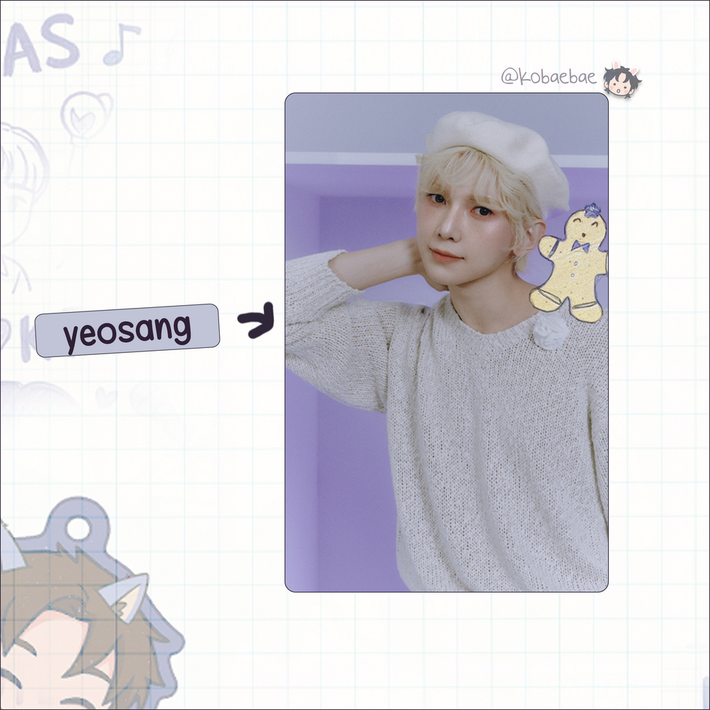 Ateez - Party Shop handmade photocards kpop inspired - bias set