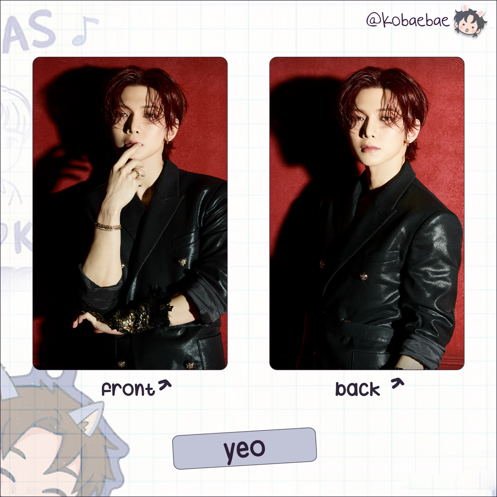 Atz - In your fantasy -  Handmade photocards kpop inspired - Double bias set 2