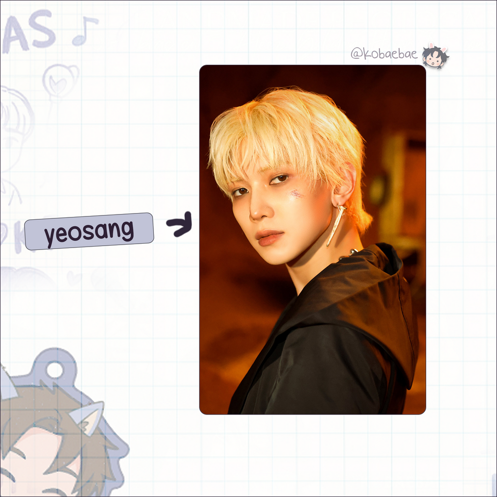 Ateez (Atz) - Golden H. 4 -  Handmade photocards kpop inspired - Poster set