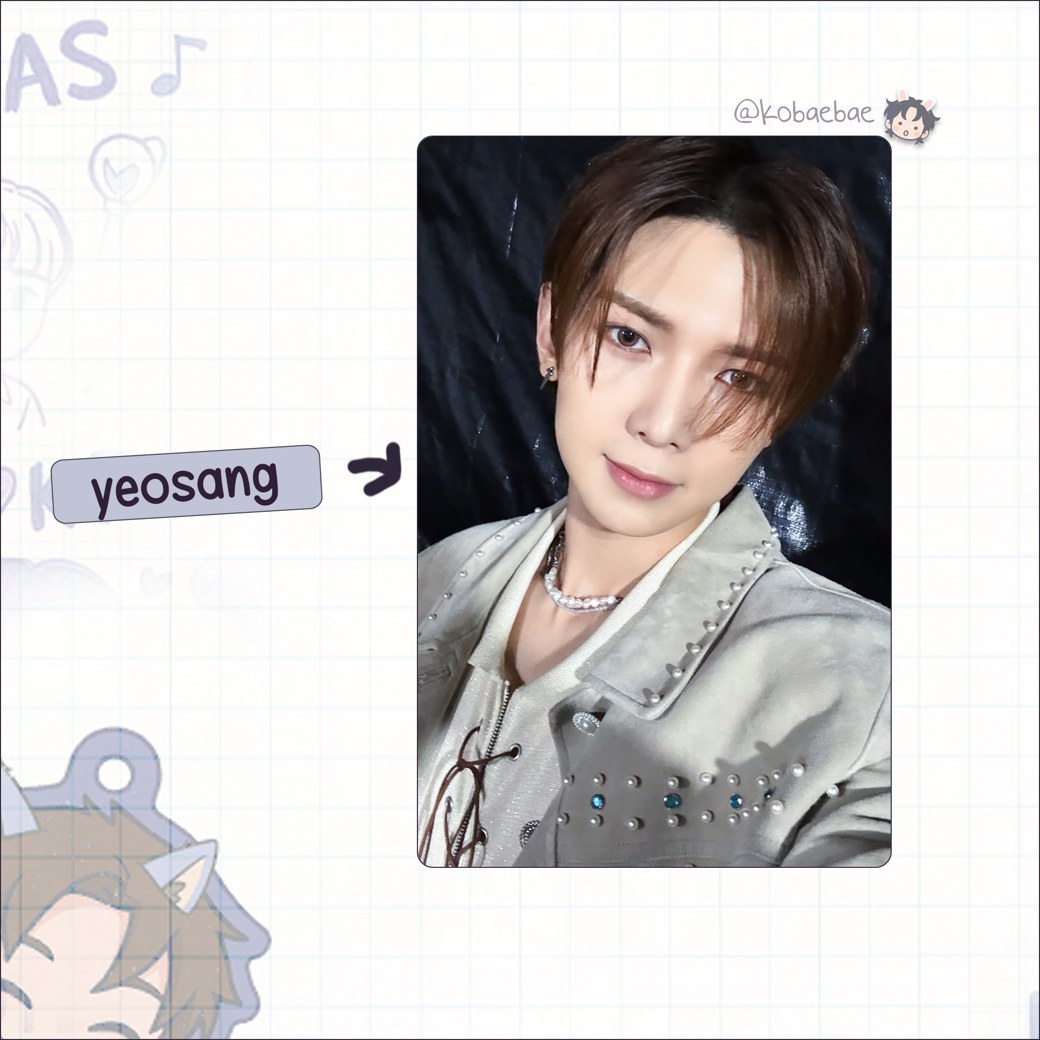 Atz - G. M. Festival Handmade photocards kpop inspired - Bias set