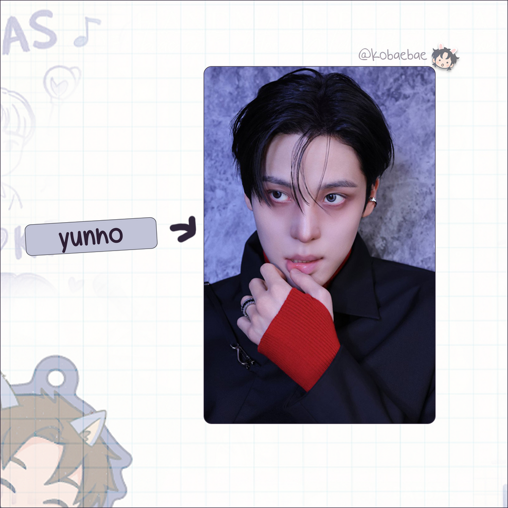 Ateez - G.H. 5 handmade photocards kpop inspired - set 1