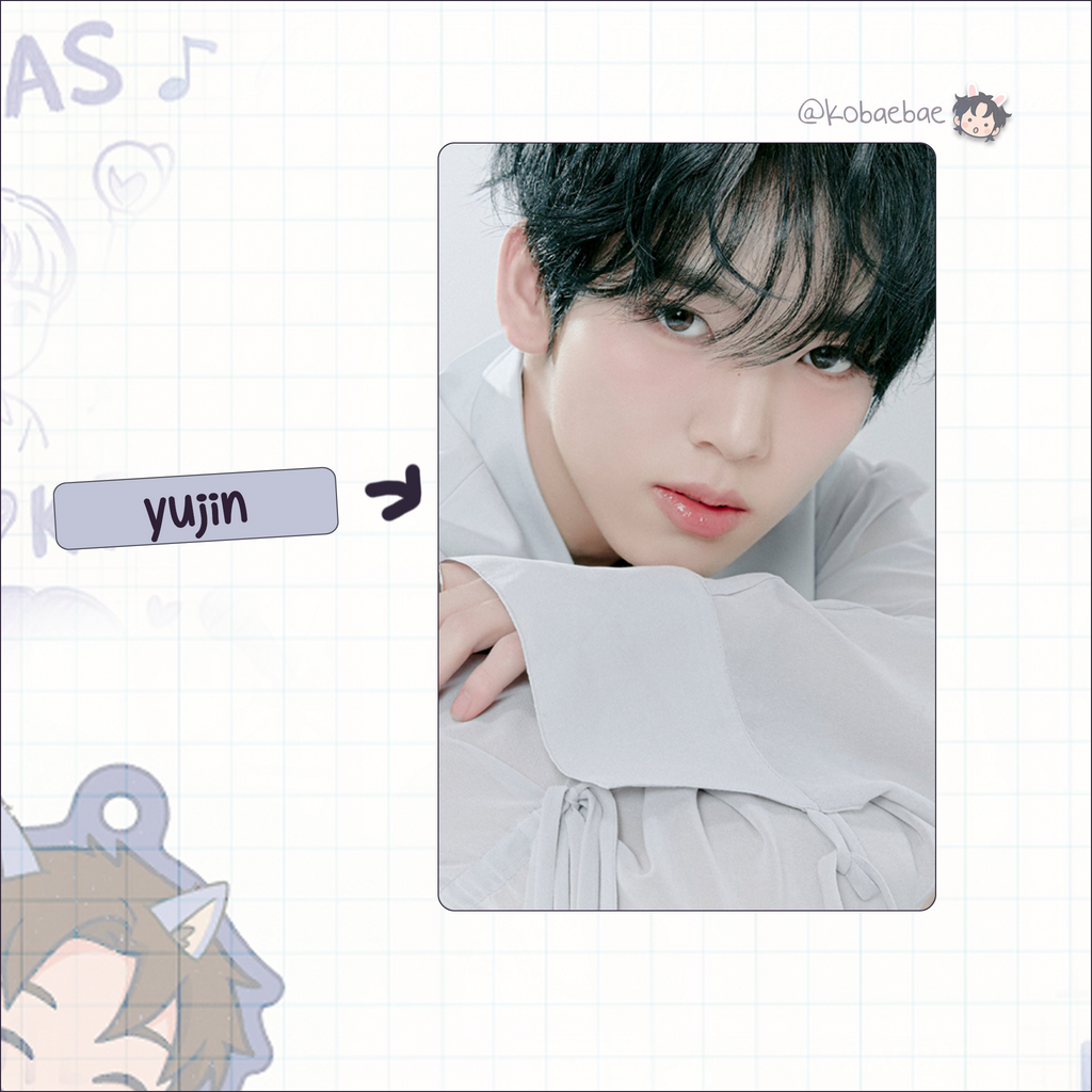 Zb1 - Blue Parad. handmade photocards kpop inspired - Hide vers. ot9