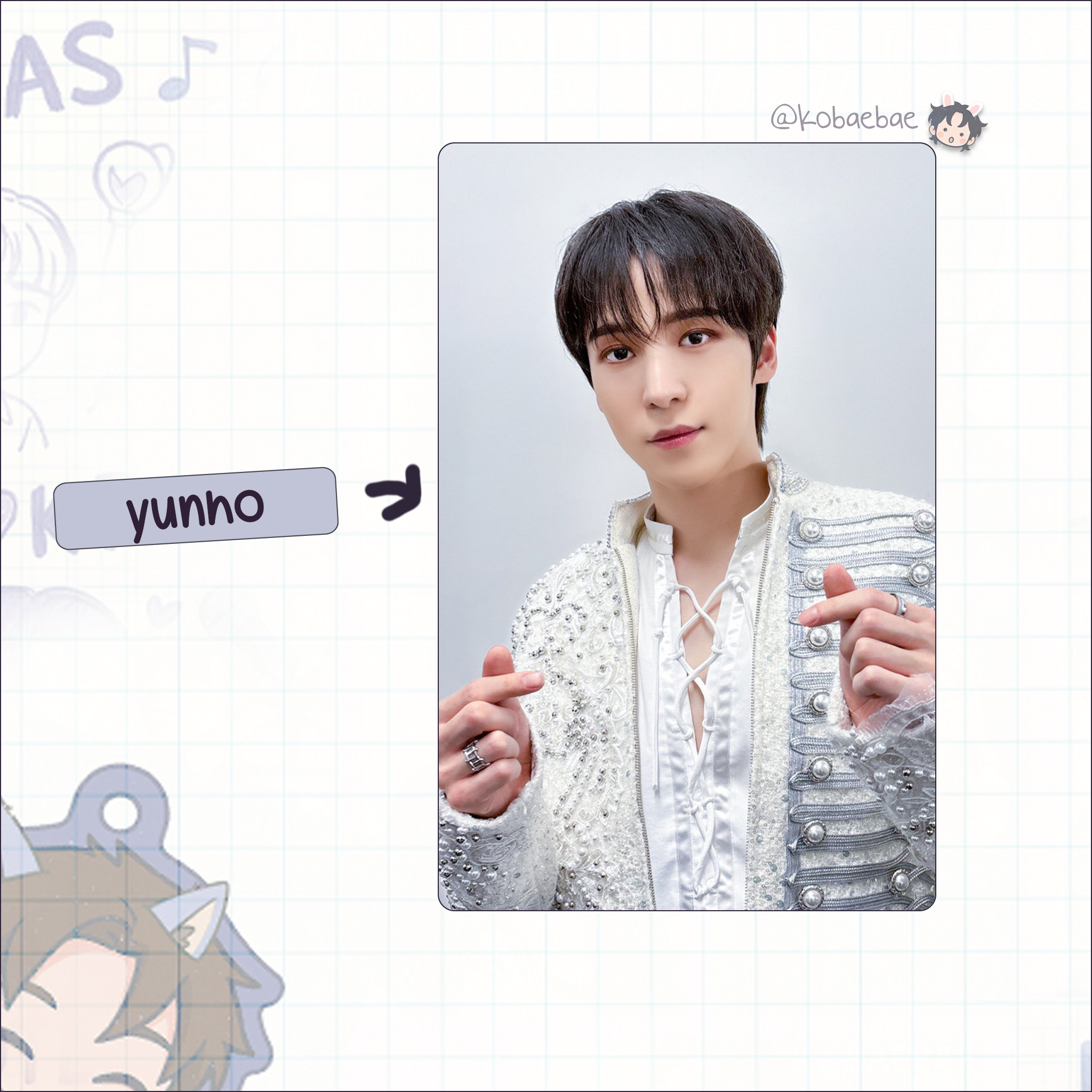 Atz - Bloggy handmade photocards kpop inspired - Bias set 1