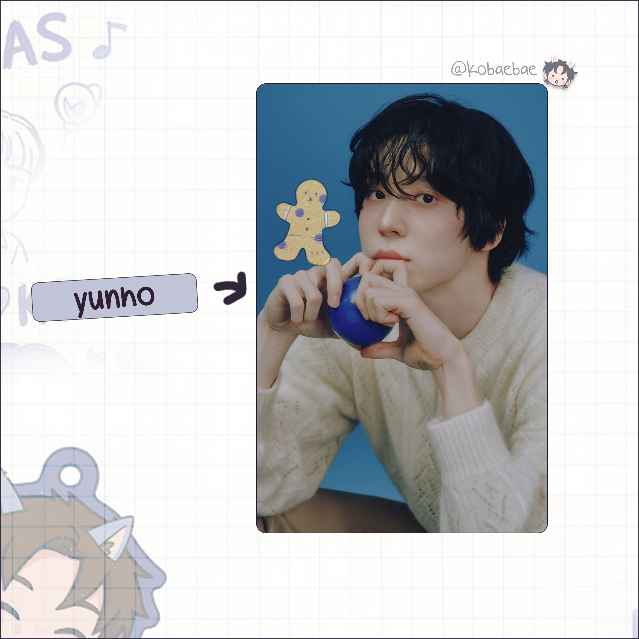 Ateez (Atz) - Party Shop -  Handmade photocards kpop inspired - Bias set