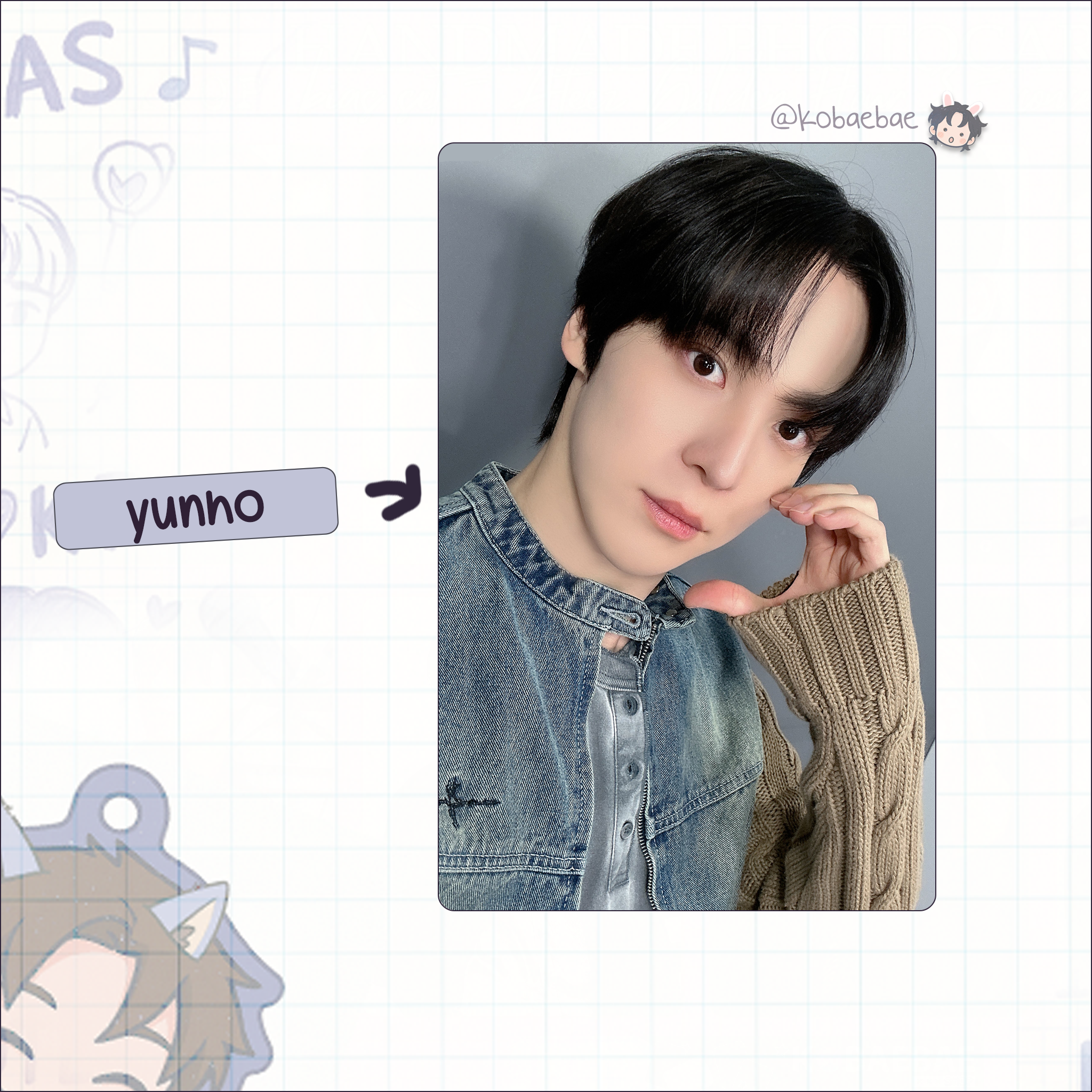 Atz - Bloggy handmade photocards kpop inspired - Bias set 5 - Bias set