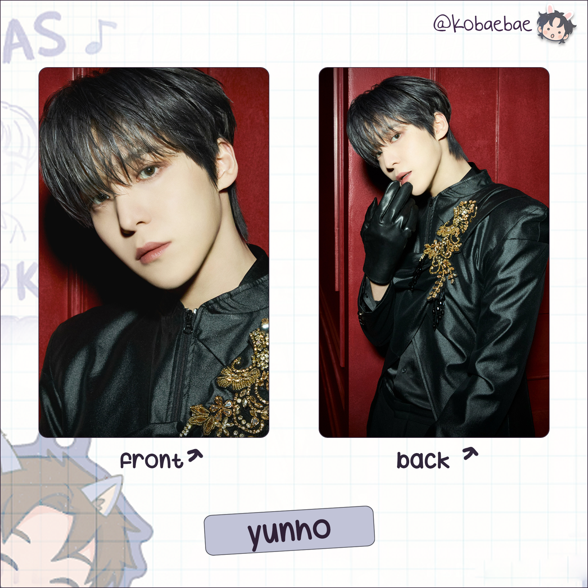 Atz - In your fantasy -  Handmade photocards kpop inspired - Double bias set 2