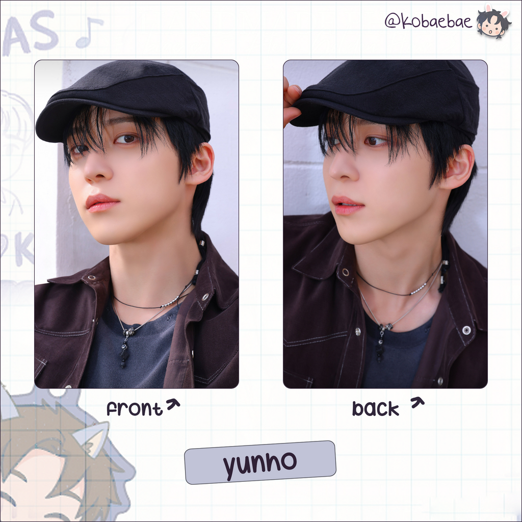 Atz - Golden H. 3 -  Handmade photocards kpop inspired - Double set 2