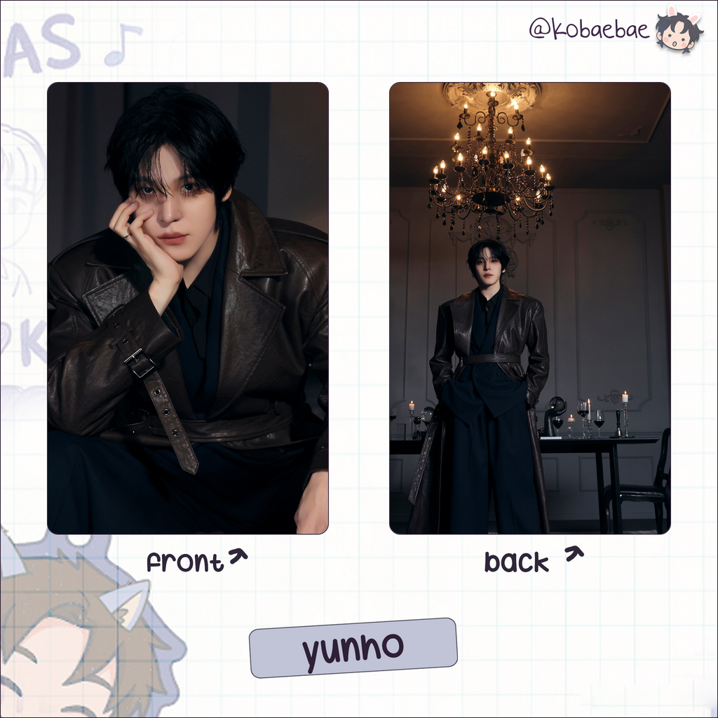 Ateez (Atz) - Golden H. 4 -  Handmade photocards kpop inspired - Double side set 2