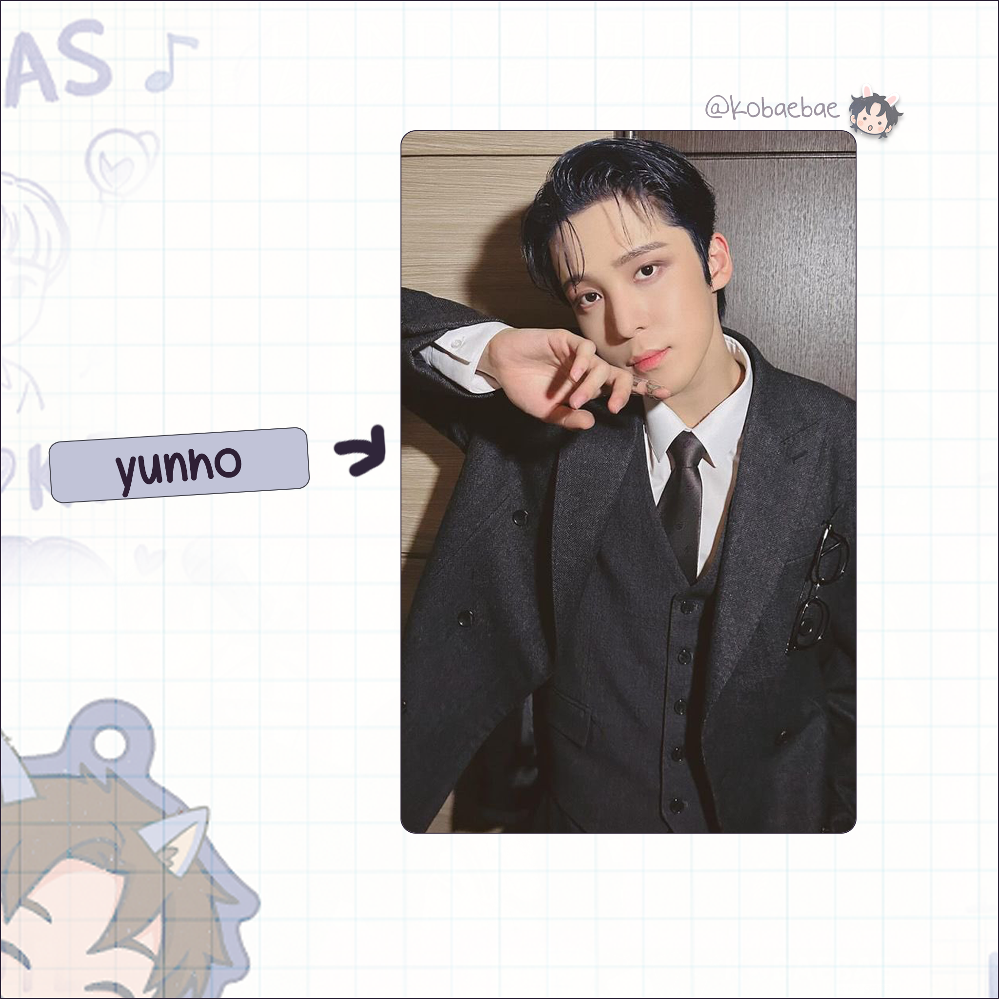 Atz - Self Style Handmade photocards kpop inspired - Bias set 3