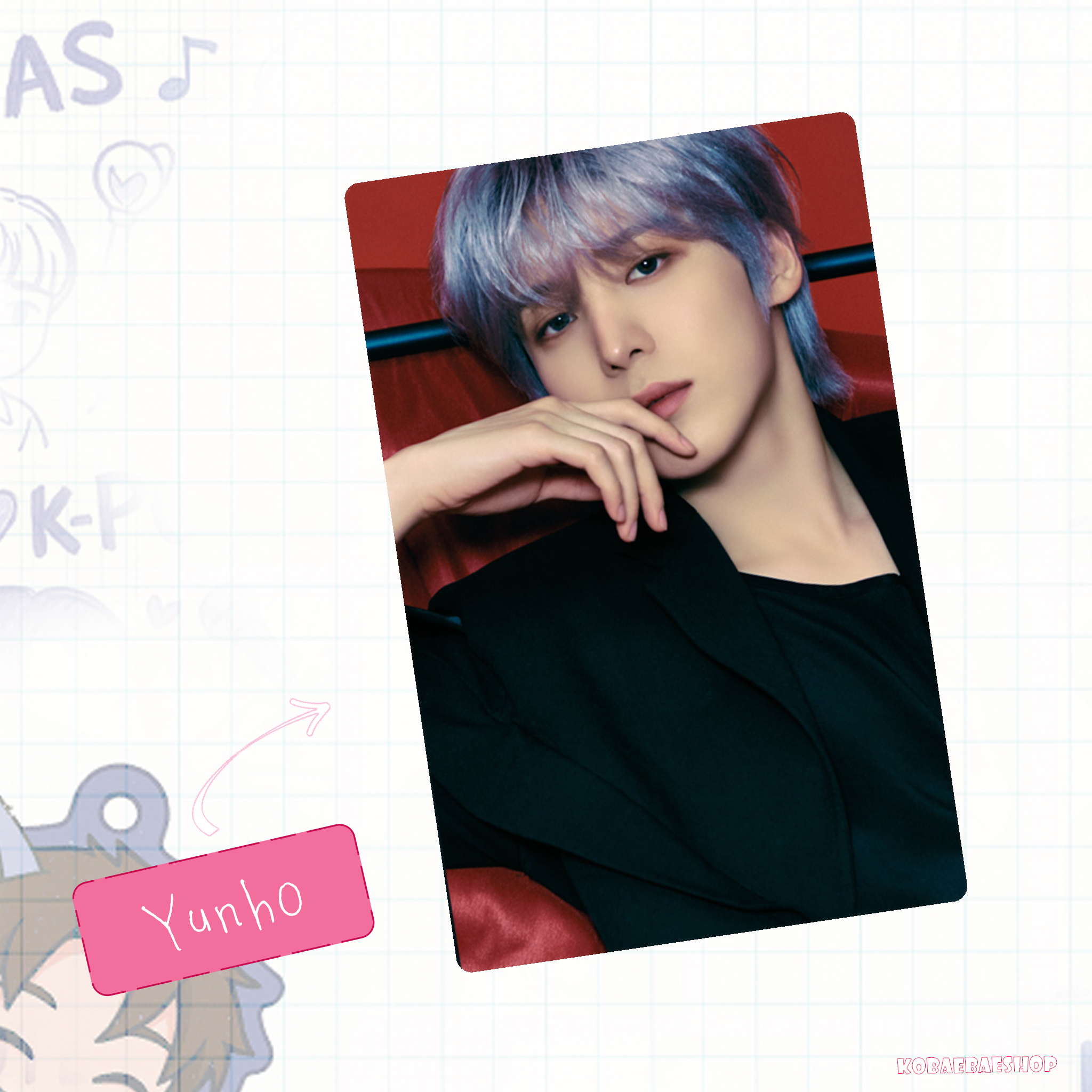 Atz - Golden H. 2 -  Handmade photocards kpop inspired - Diary vers.